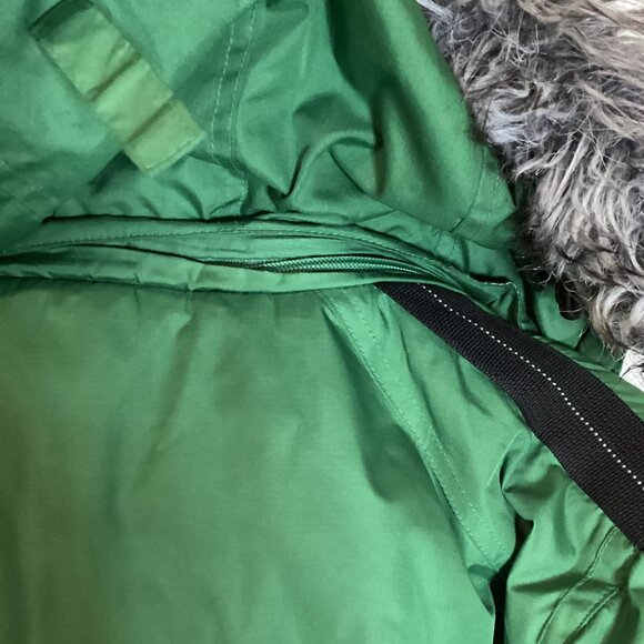 Point Zero Women's Green Duvet Premium Down Parka Coat Ski Skiing Winter - Picture 5 of 16